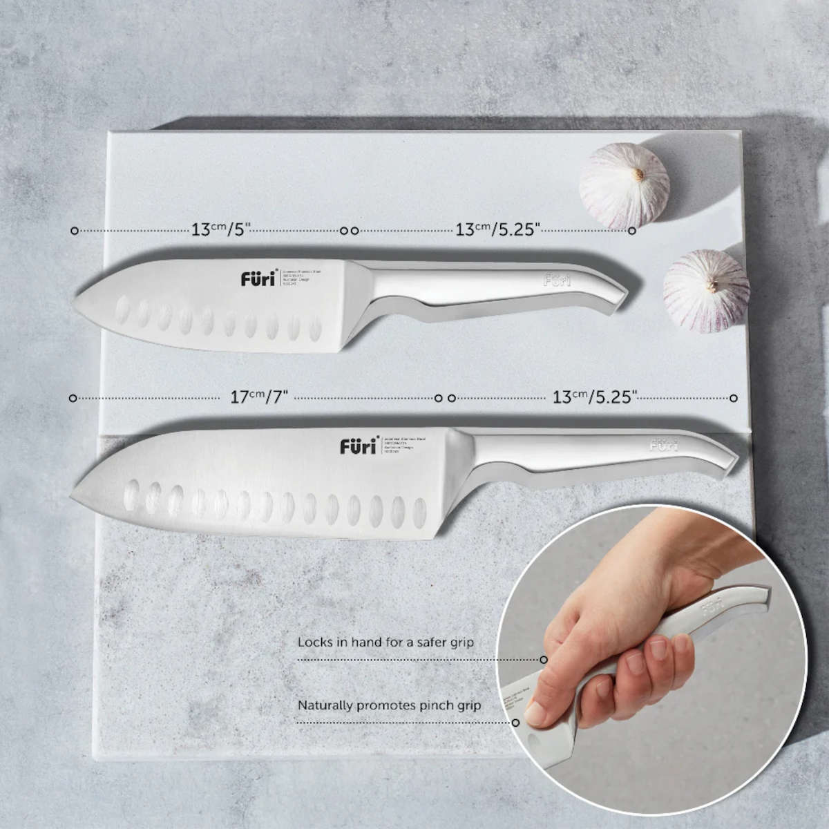 Furi East West Santoku Set 2 Piece | Minimax