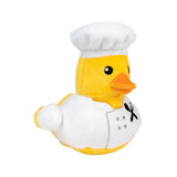FuzzYard Gordon Quacksay Plush – fun plush duck toy dressed as a chef with white hat and coat, soft and cuddly for pets or play.