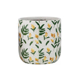 Wattle Ceramic Pot Green/Yellow 16.5cm | Minimax