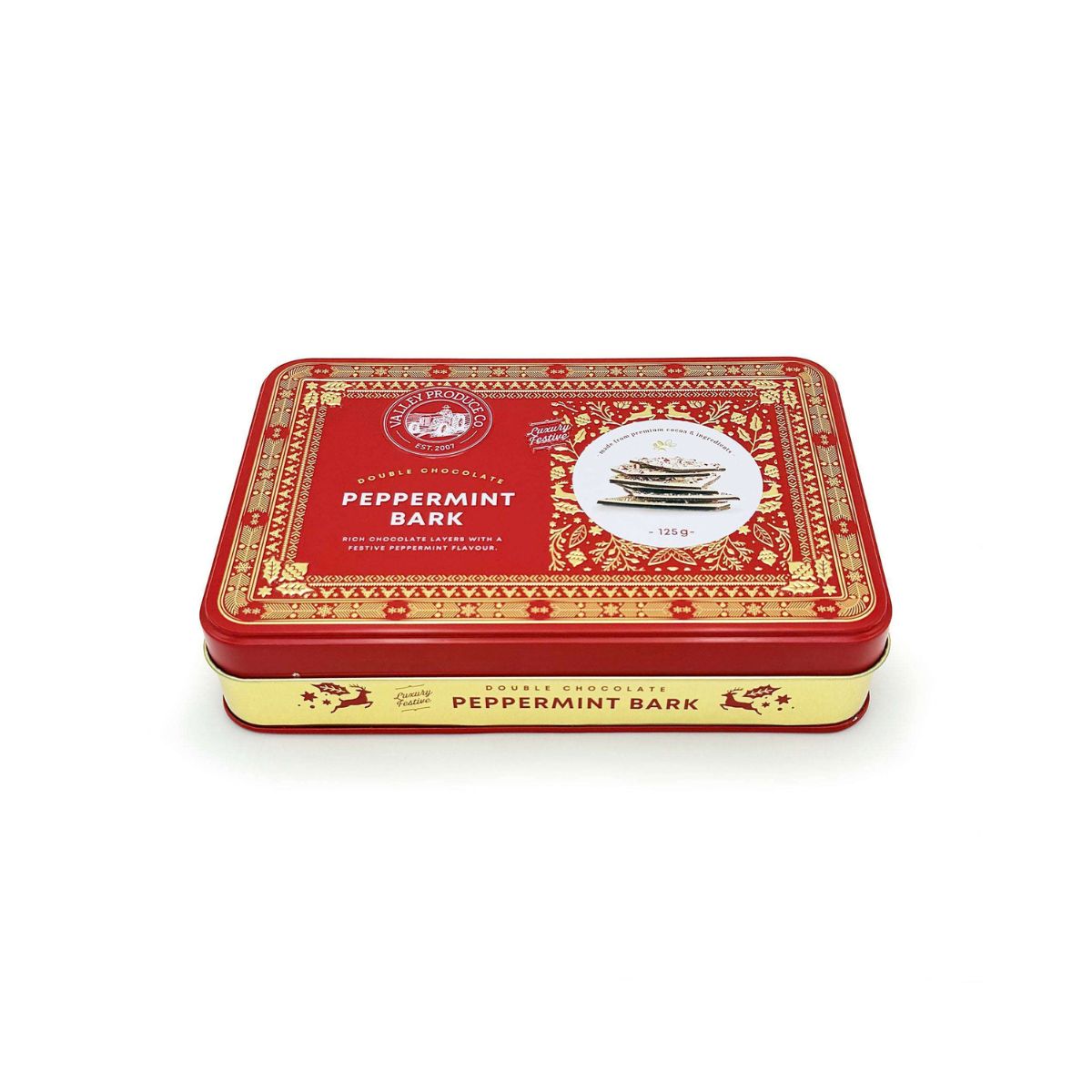 Valley Produce Co. Peppermint Bark Tin 125g