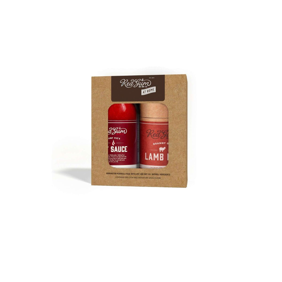 Red Gum BBQ Hot Sauce and Lamb Rub Gift Pack