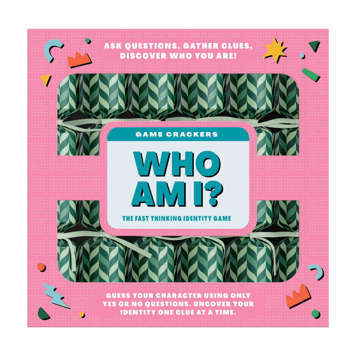 Mistletoe & Merry Games Who Am I? Cracker 30cm (Set of 6) | Minimax