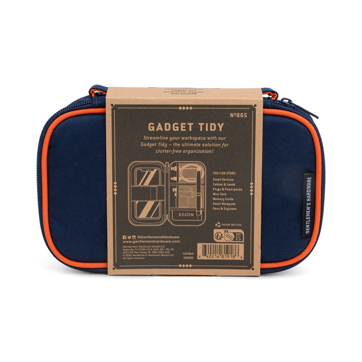 Gentlemen's Hardware Tech Tidy Case | Minimax
