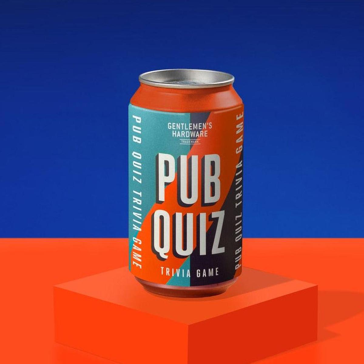 Gentlemen's Hardware Pub Quiz in a Can | Minimax