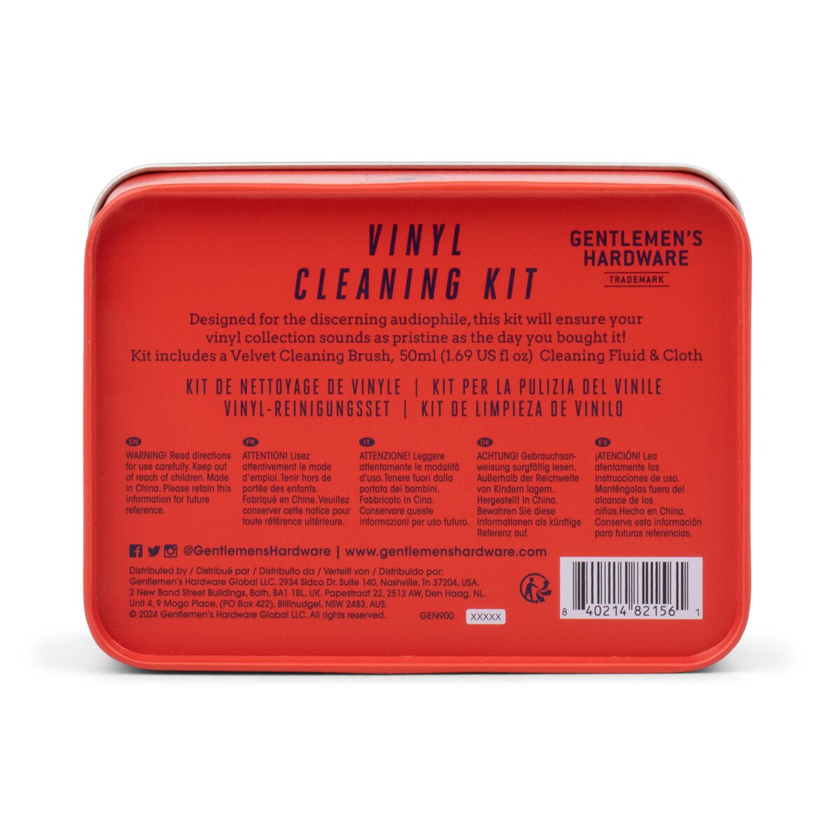 Gentlemen's Hardware Vinyl Cleaning Kit | Minimax