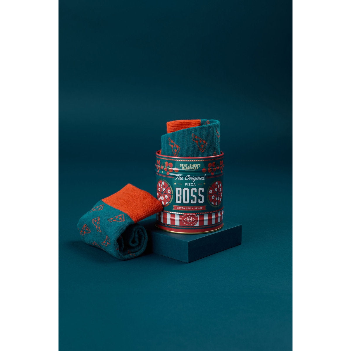 Gentlemen's Hardware Pizza Boss Socks Tin