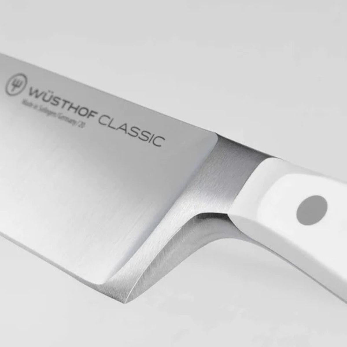 Wusthof Classic White Knife Block Set 7 Piece With Bread Knife