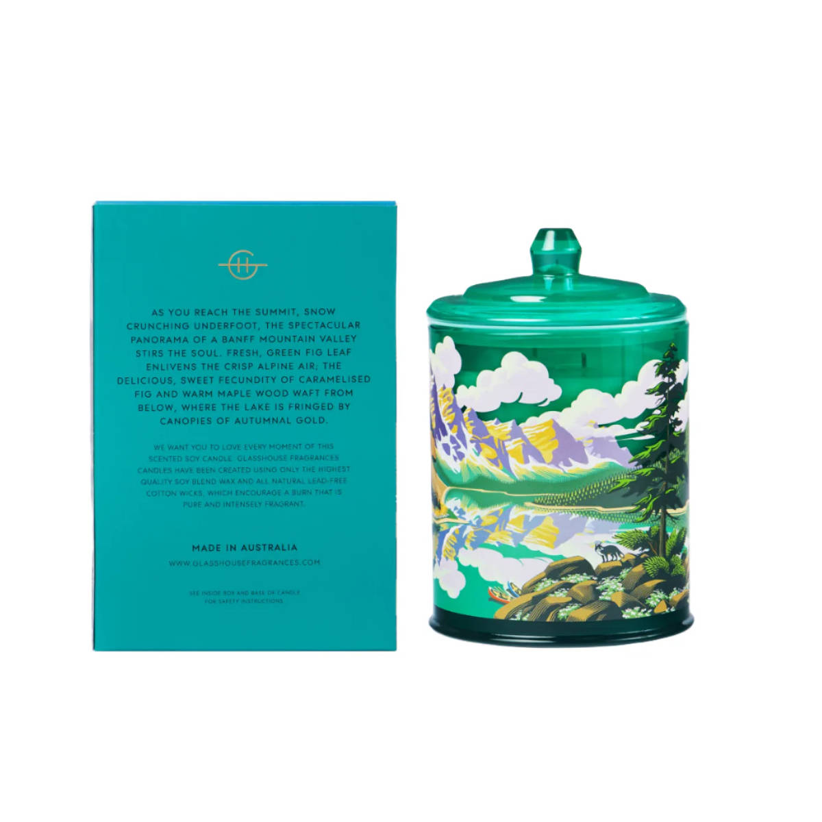 Glasshouse Fragrances Breathtaking Banff Scented Candle 380g | Minimax