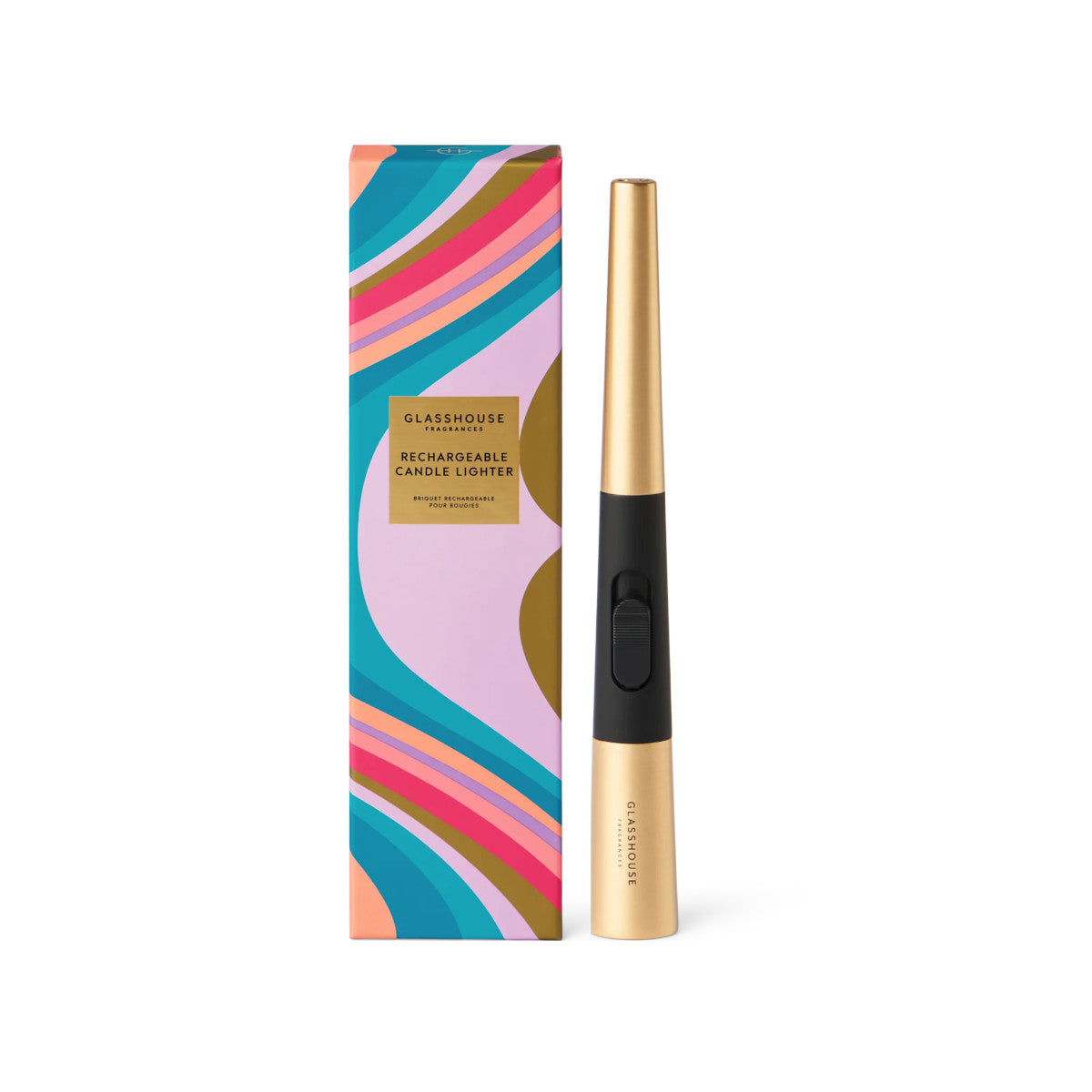 Glasshouse Fragrances Rechargeable Lighter Gold