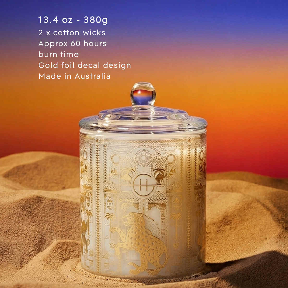 Glasshouse Fragrances Oasis Mirage Candle 380g | Minimax