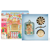 Glasshouse Fragrances A Tahaa Affair Vanilla Caramel Candle 380g – premium Christmas soy candle with decorative carousel topper