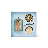 Glasshouse Fragrances A Tahaa Affair Vanilla Caramel Candle 380g – holiday candle gift set with spinning carousel and luxury packaging