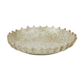 Gaia Ceramic Platter Natural 37 x 6.5cm