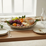 Gaia Ceramic Platter Natural 37 x 6.5cm