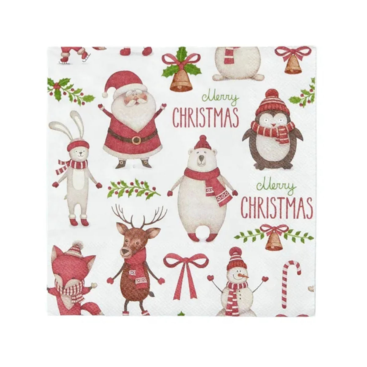 Gala Christmas Crew Napkins 33cm | Minimax