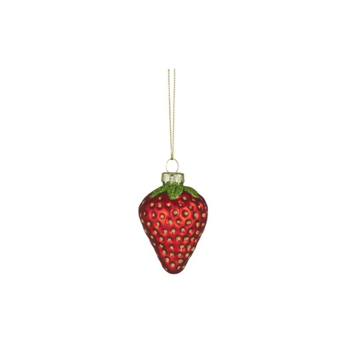 Gala Strawberry Ornament Red 6.5cm | Minimax