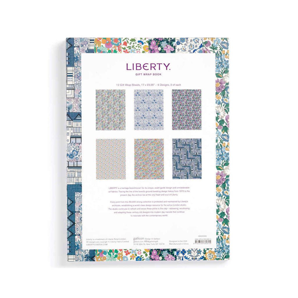 Galison Liberty Gift Wrap Book | Minimax