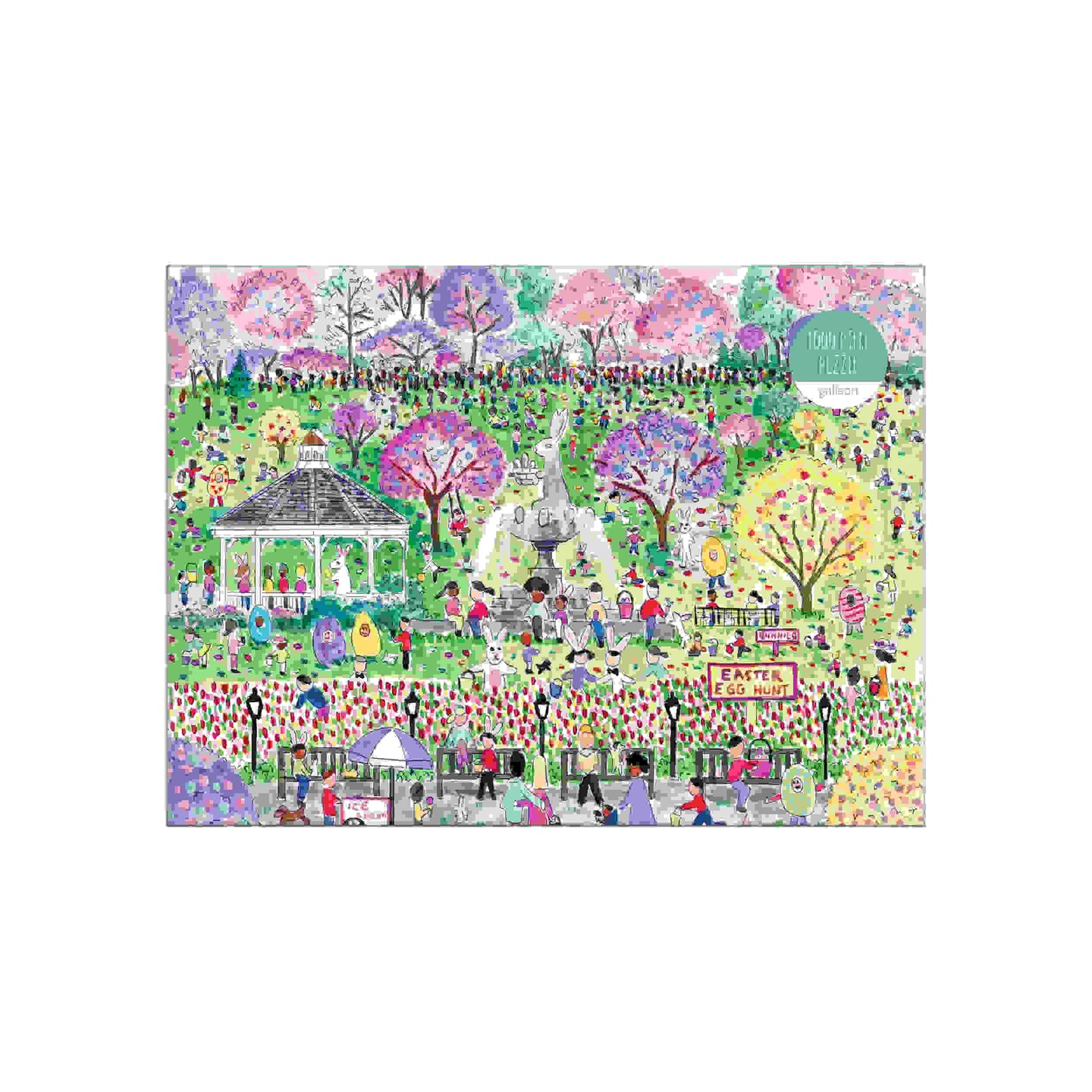 Galison Michael Storrings Easter Egg Hunt 1000 Piece | Minimax