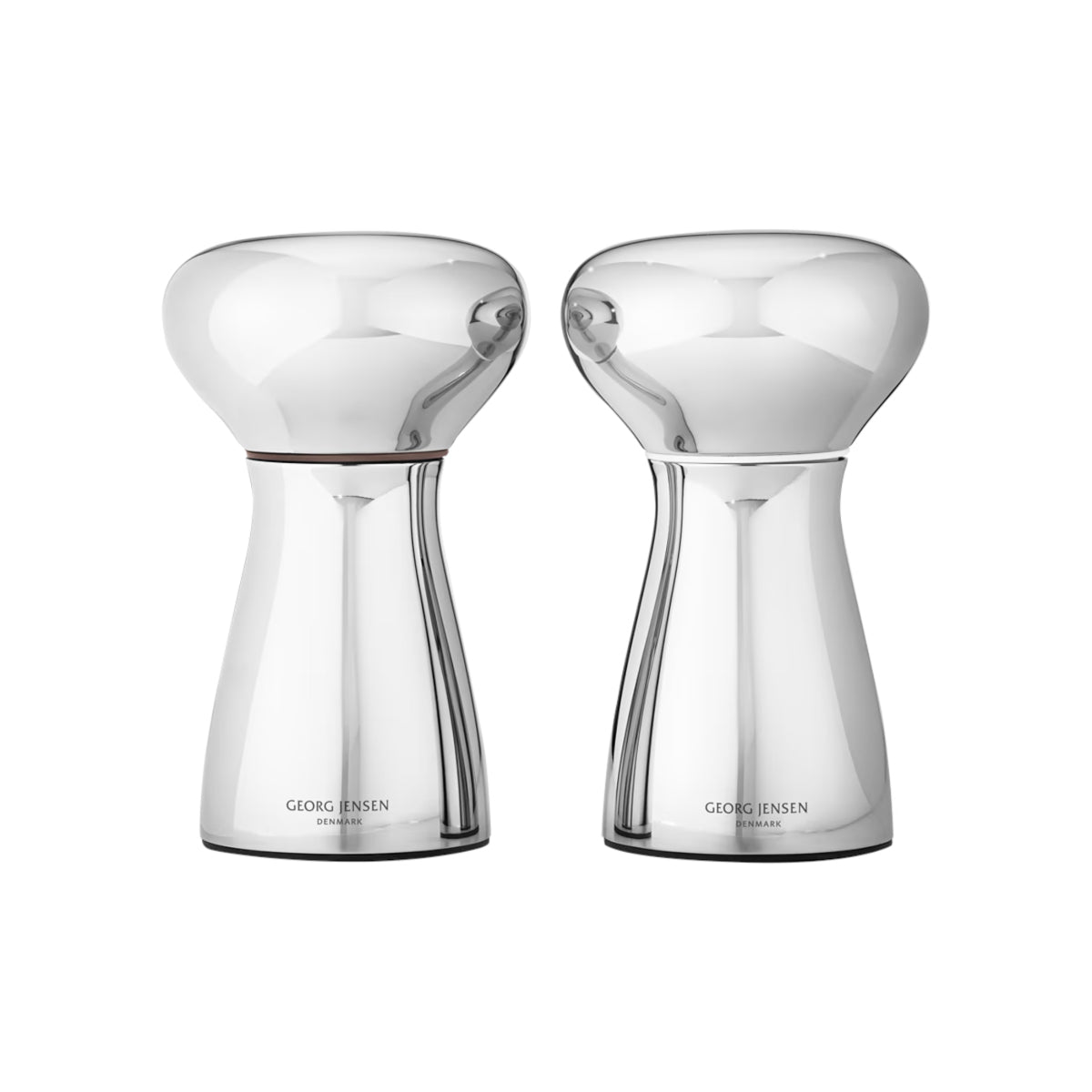 Georg Jensen Alfredo Stainless Steel Salt & Pepper Small | Minimax