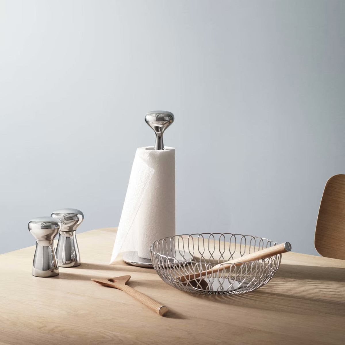 Georg Jensen Alfredo Stainless Steel Salt & Pepper Small | Minimax