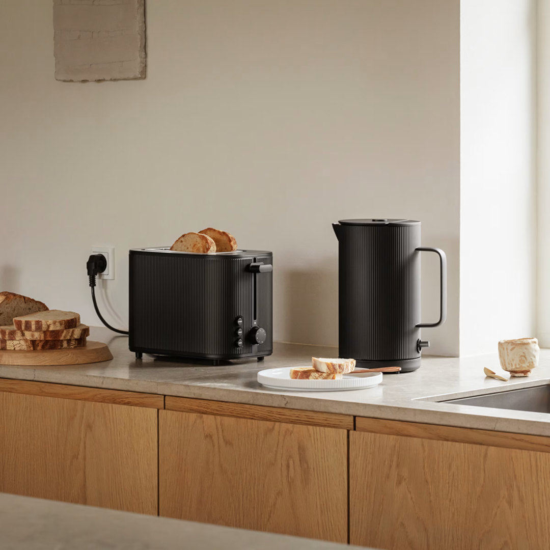 Georg Jensen Bernadotte Electric Kettle Stainless Steel Black 1.5L