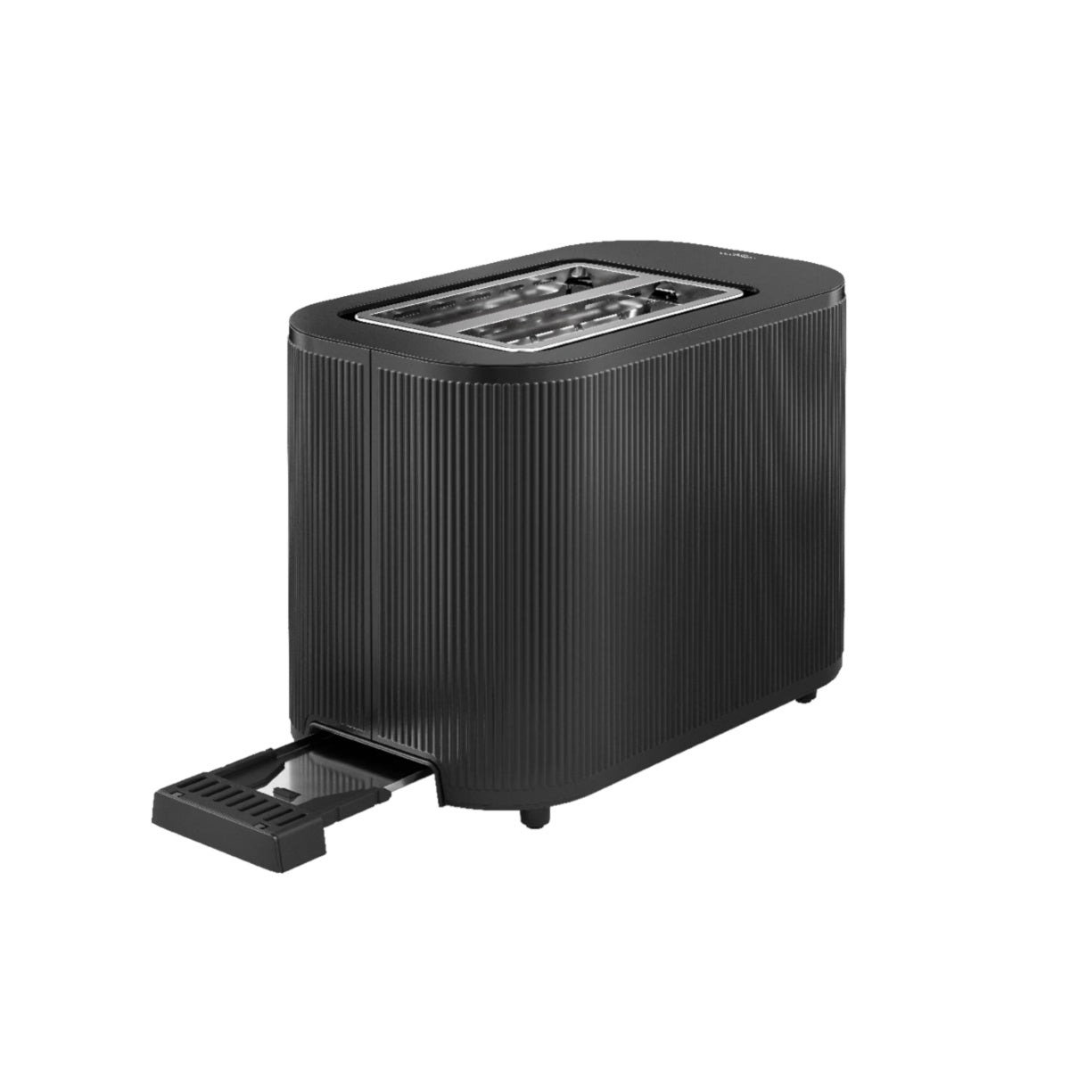 Georg Jensen Bernadotte Stainless Steel Toaster Black Matte | Minimax