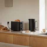 Georg Jensen Bernadotte Stainless Steel Toaster Black Matte | Minimax
