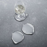 Georg Jensen Mirror Stainless Steel Wine & Bar Coasters 4 Piece | Minimax
