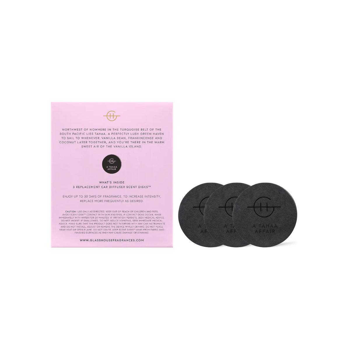 Glasshouse Fragrances A Tahaa Affair Replacement Scent Disks | Minimax