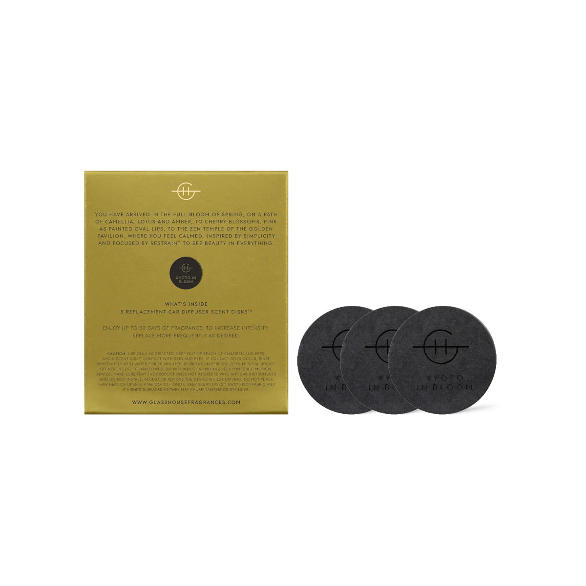 Glasshouse Fragrances Kyoto in Bloom Replacement Scent Disks | Minimax