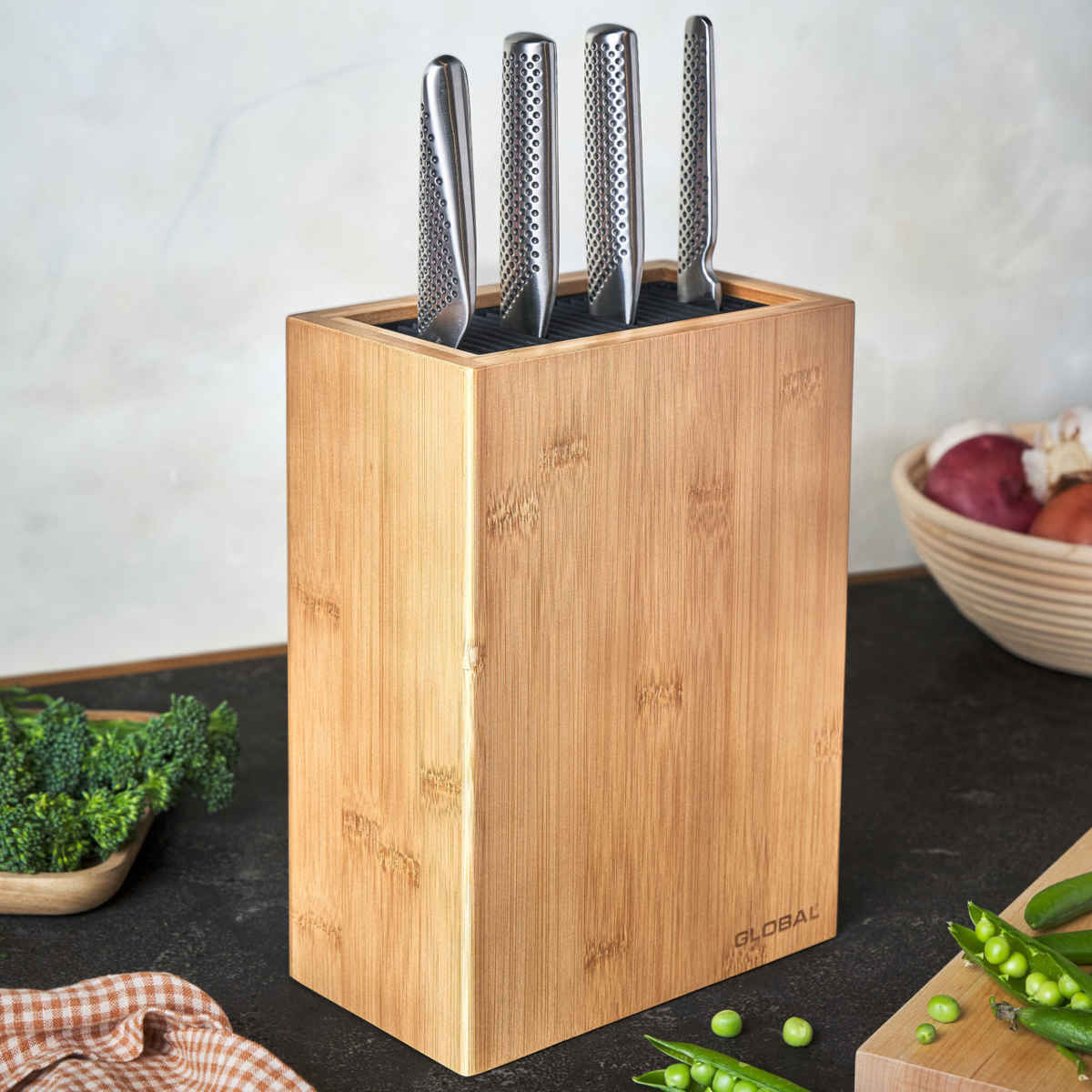Global Nagoya Knife Block 5 Piece | Minimax
