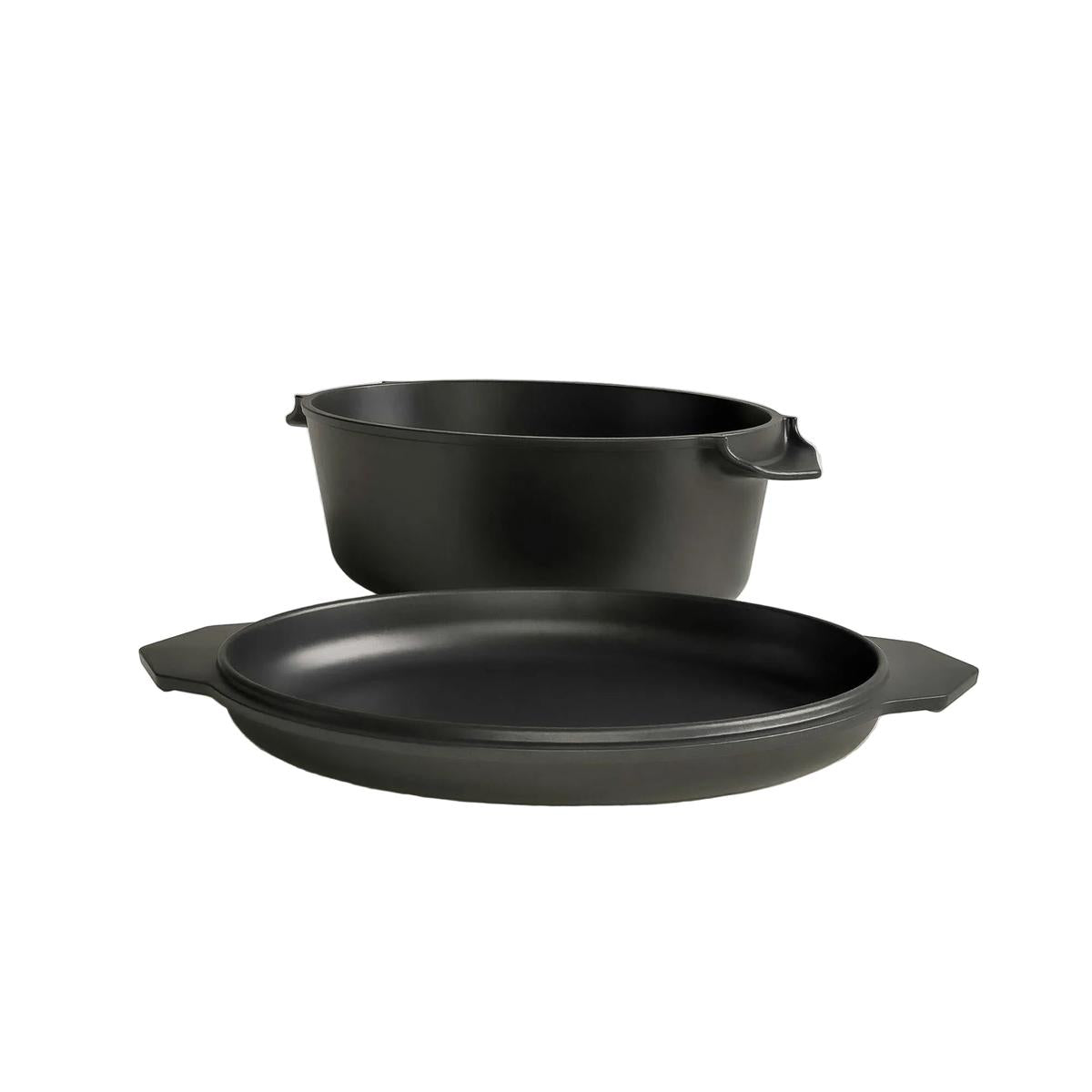 4.5L Antique Black Satin Enamel Old Dutch