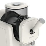 GreenPan Frost Ice-Cream & Slushie Maker Cream – close-up of transparent lid and top container, plain background