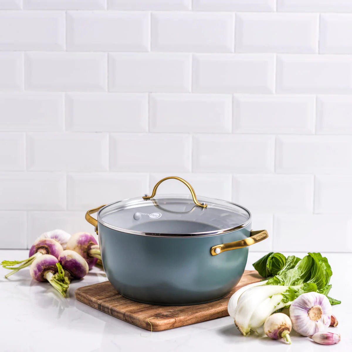 GreenPan Padova Casserole Smokey Sky Blue 24cm (4.7L) | Minimax