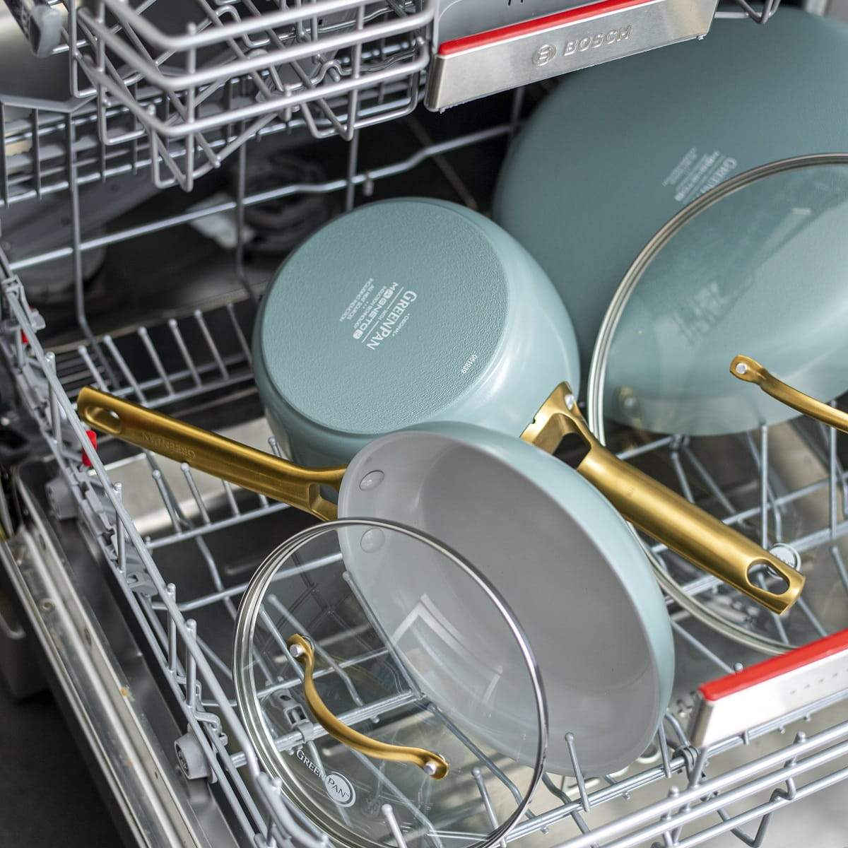 GreenPan Padova Cookware Set Smokey Blue (Set of 6) | Minimax