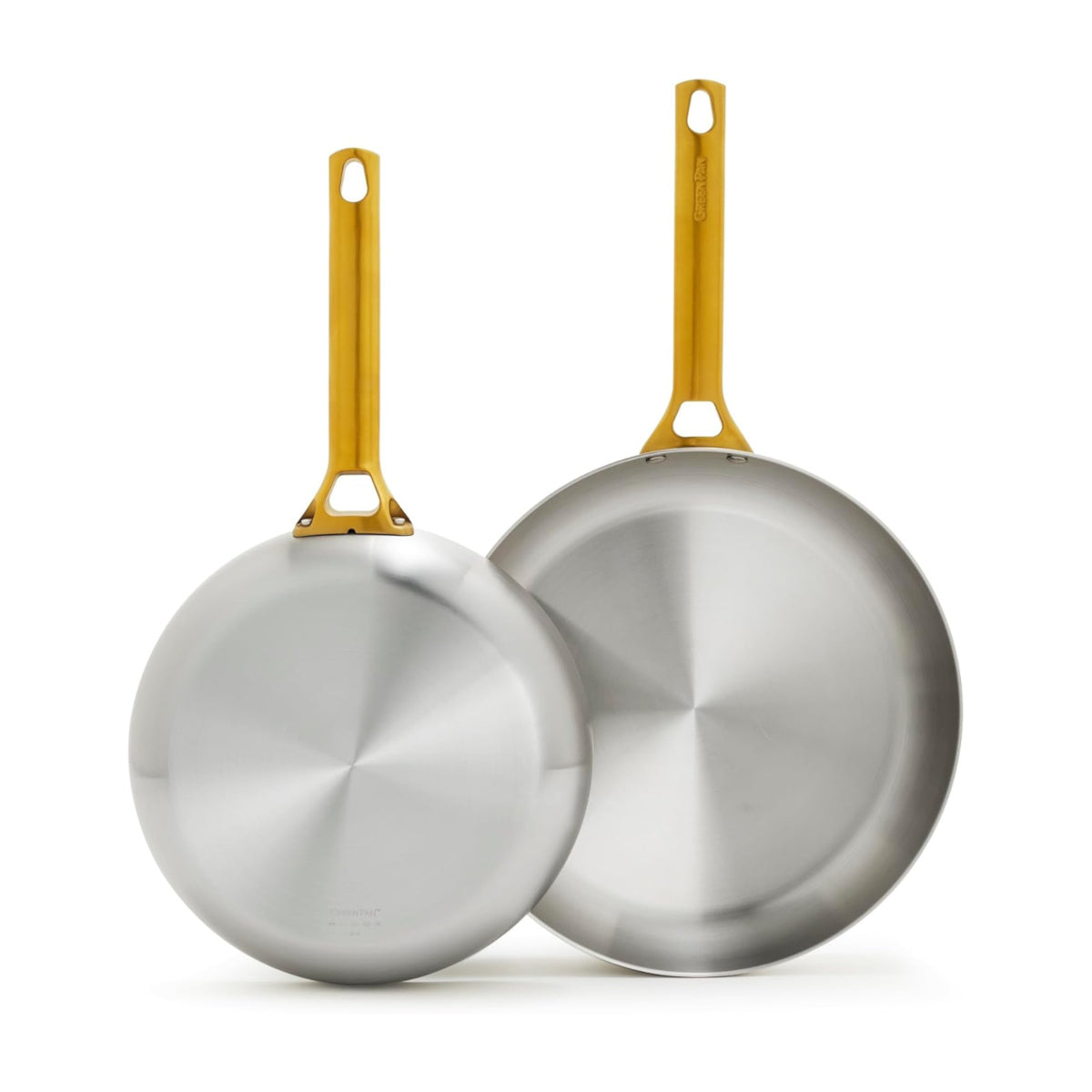 GreenPan Padova Stainless Steel Frypan Set 26 & 30cm | Minimax