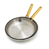 GreenPan Padova Stainless Steel Frypan Set 26 & 30cm | Minimax