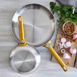 GreenPan Padova Stainless Steel Frypan Set 26 & 30cm | Minimax