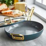 GreenPan™ Stanley Tucci™ Ceramic Nonstick Frypan Venetian Teal 30cm | Minimax