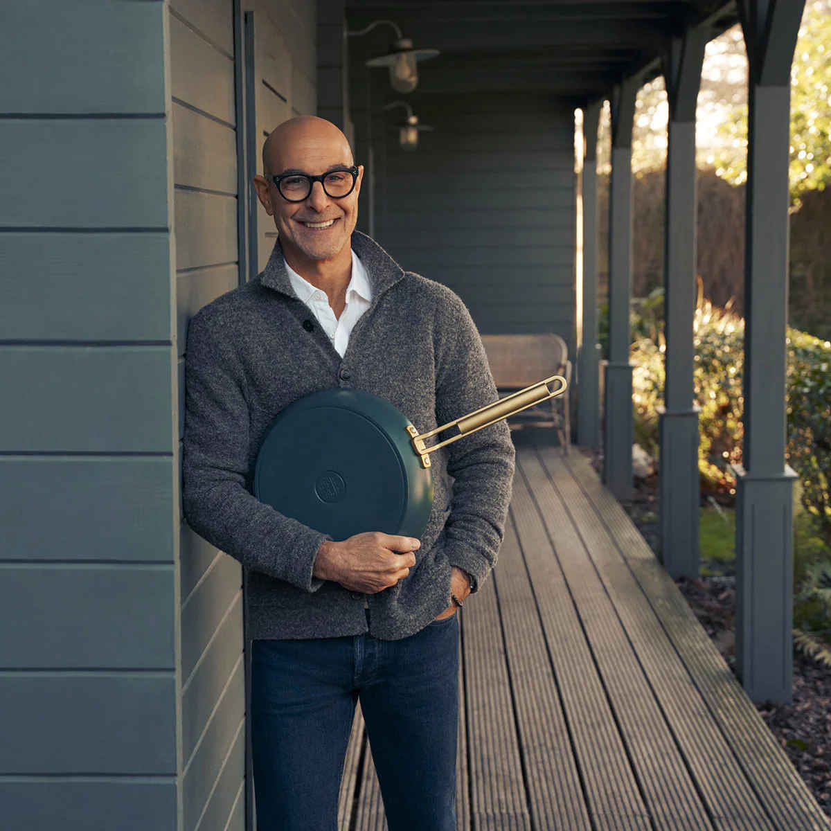 GreenPan™ Stanley Tucci™ Ceramic Nonstick Frypan Venetian Teal 30cm | Minimax