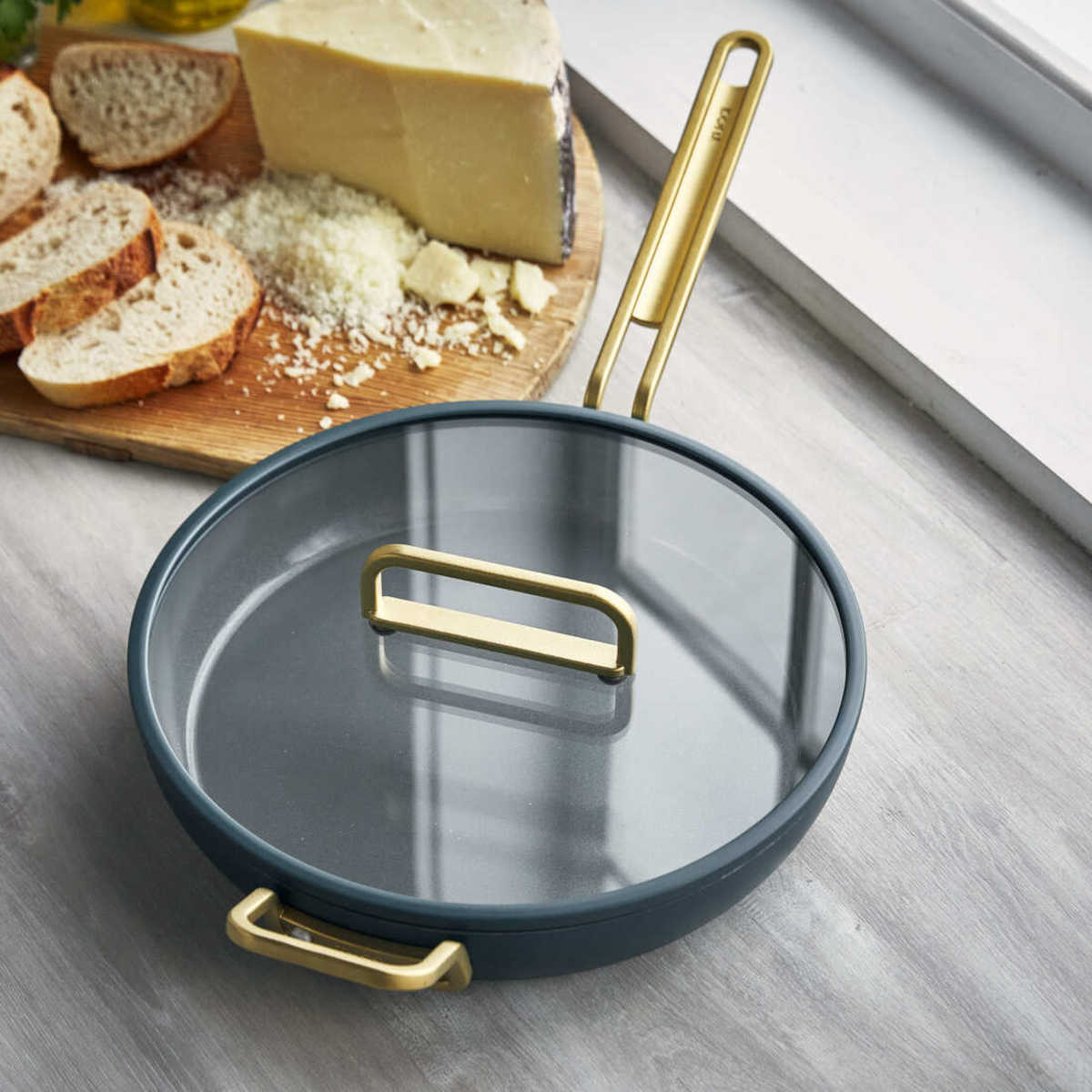 GreenPan™ Stanley Tucci™ Ceramic Nonstick Frypan Venetian Teal 30cm | Minimax