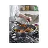 Greenpan Apex Frypan 20cm, angled view of large frypan with nonstick interior and ergonomic handle
