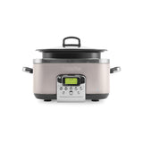 GreenPan Elite slow cooker 6L in Clay with glass lid and digital control panel