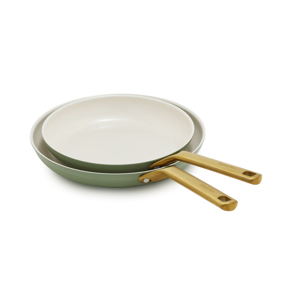 Greenpan Padova Frypan Set Sage 26cm & 30cm | Minimax