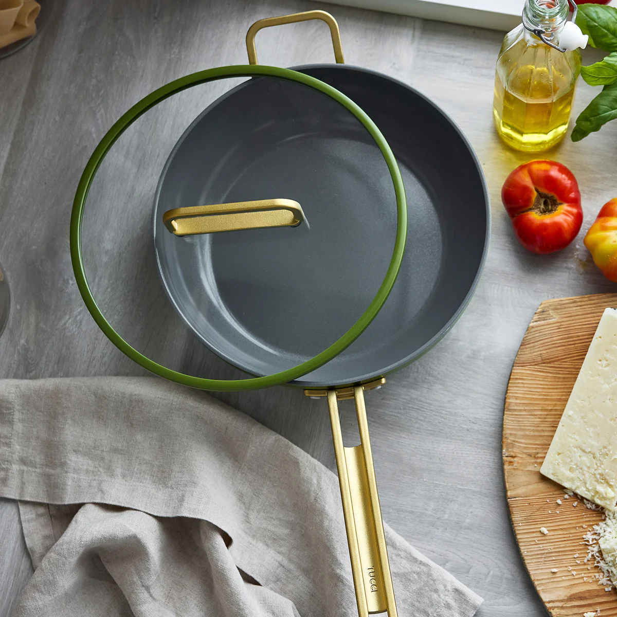 Greenpan Stanley Tucci Pan Junior Green 29cm | Minimax