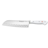 Wusthof Classic White Santoku with Hallow Edge Knife 17cm