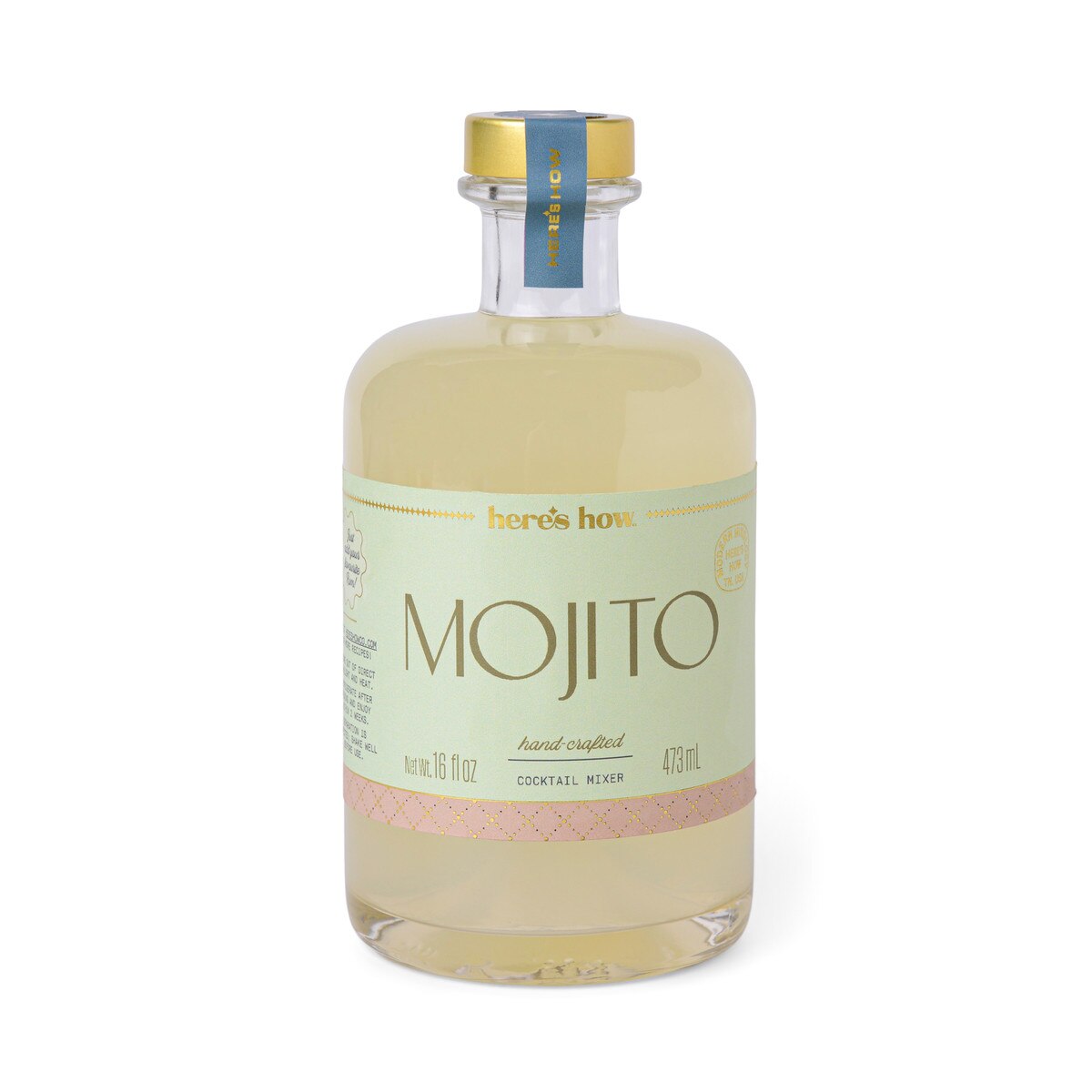 Bottle of Here's How mojito cocktail mixer | Minimax