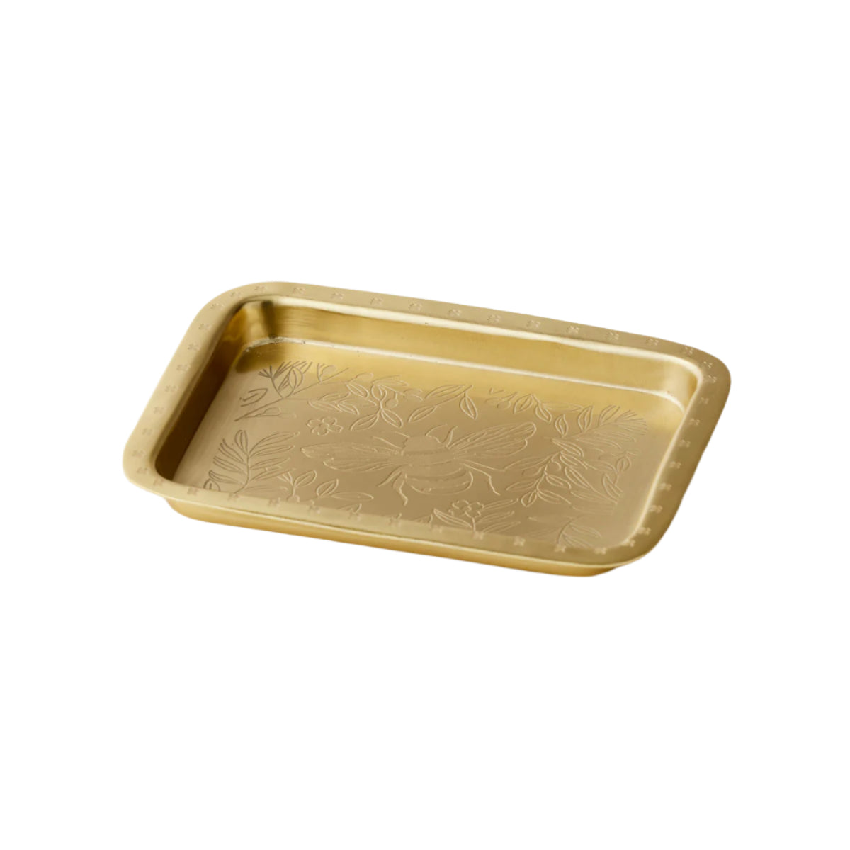 Pilbeam Living Gold Bee Tray 11 x 14cm | Minimax