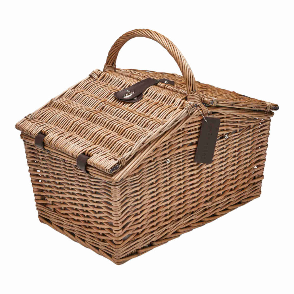 Saltwater Malo 4 Person Picnic Basket with Handle | Minimax