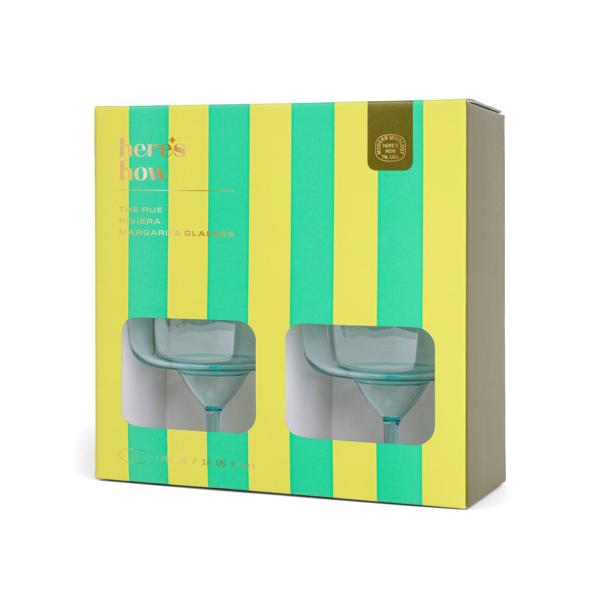 Here's How Rue Margarita Glass Mint 384ml (Set of 4) | Minimax